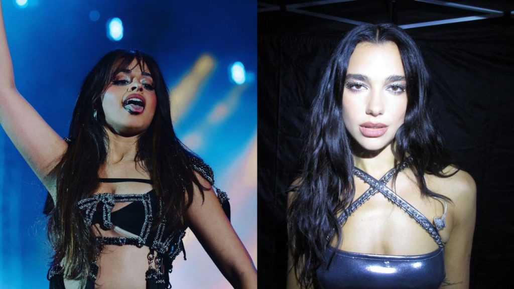 Camila Cabello fue telonera de Coldplay y Dua Lipa fue a ver a la banda británica en Colombia, Bogotá, en donde ella también tendría concierto.