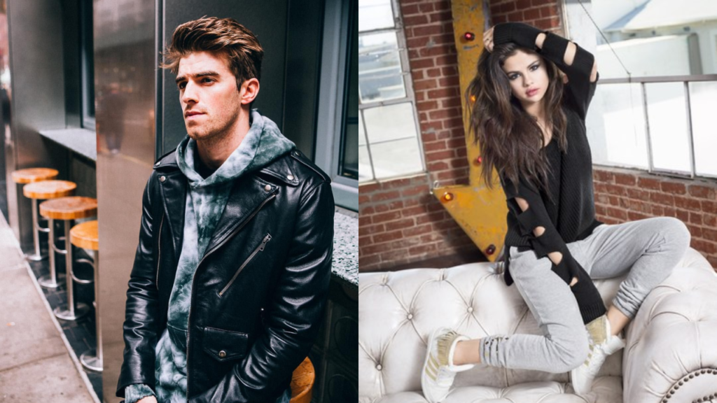 Selena Gomez y Andrew Taggartt de The Chainsmokers juntos