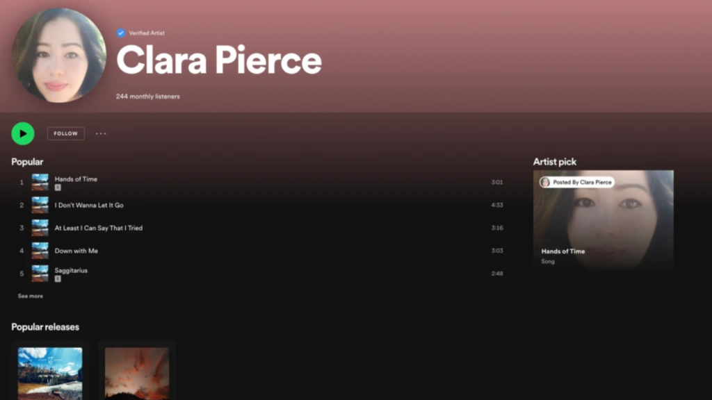 Miley Cyrus lanzó un álbum secreto con el nombre: Clara Pierce
