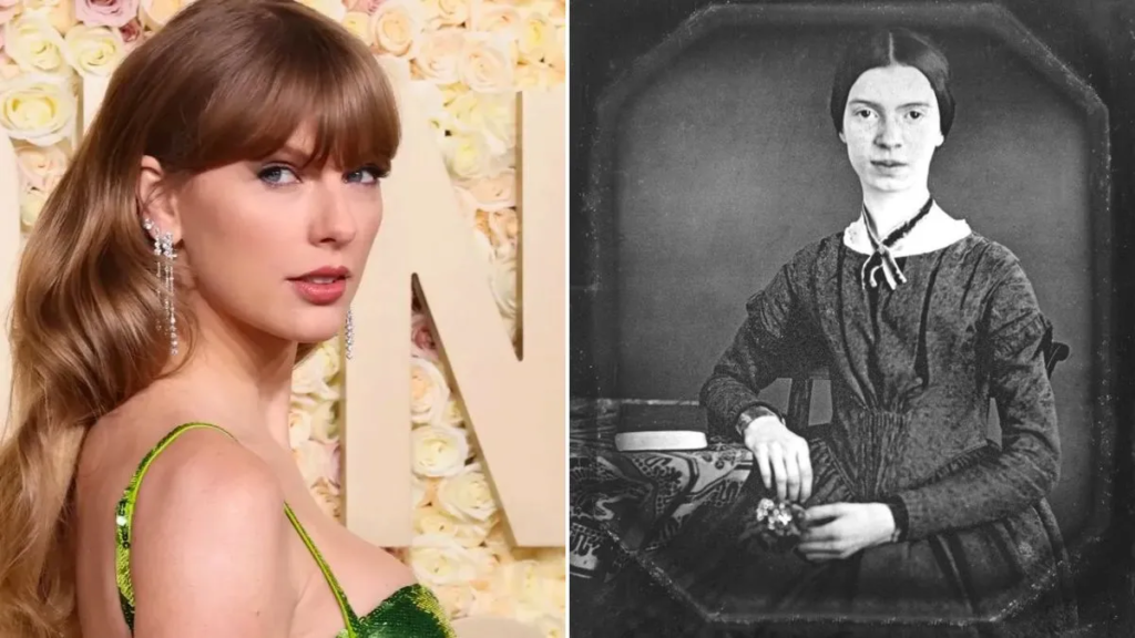 Taylor Swift tiene parentesco con con Emily Dickinson