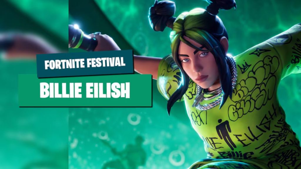 Billie Eilish en el Festival de Fortnite